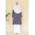 Qalam Blouse - Dark Grey